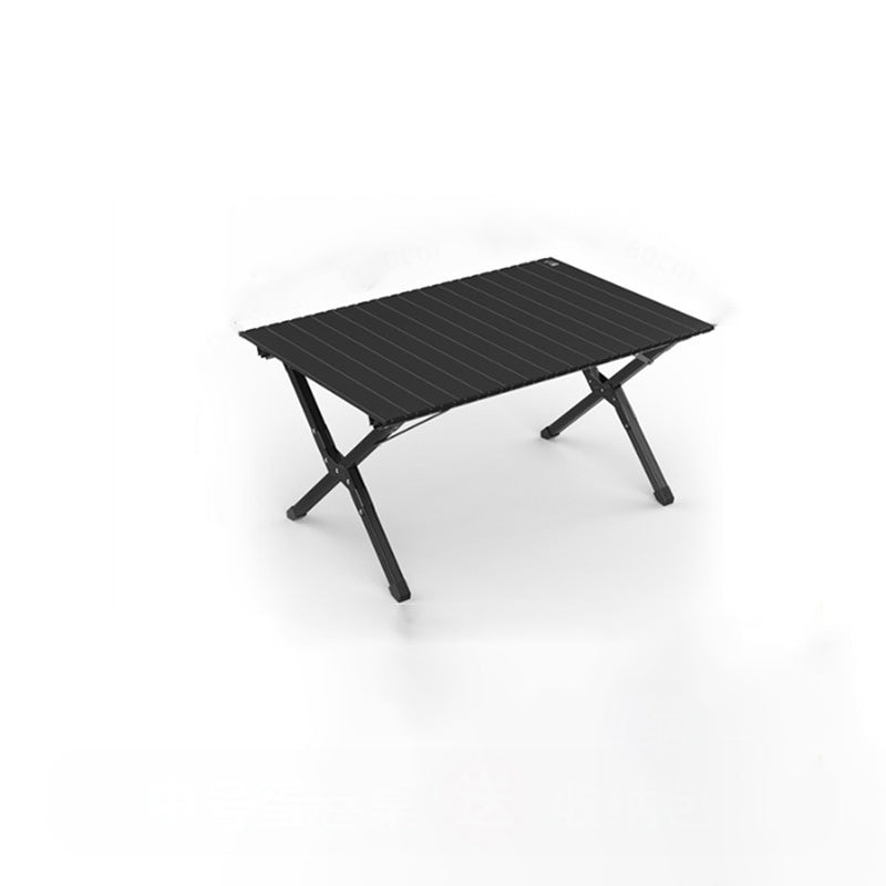 Moderne Minimalistisk Rektangel Karbonstål Utendørs Sammenleggbar Camping Kaffe Bord 1-Nivå For Hage | Luvikno