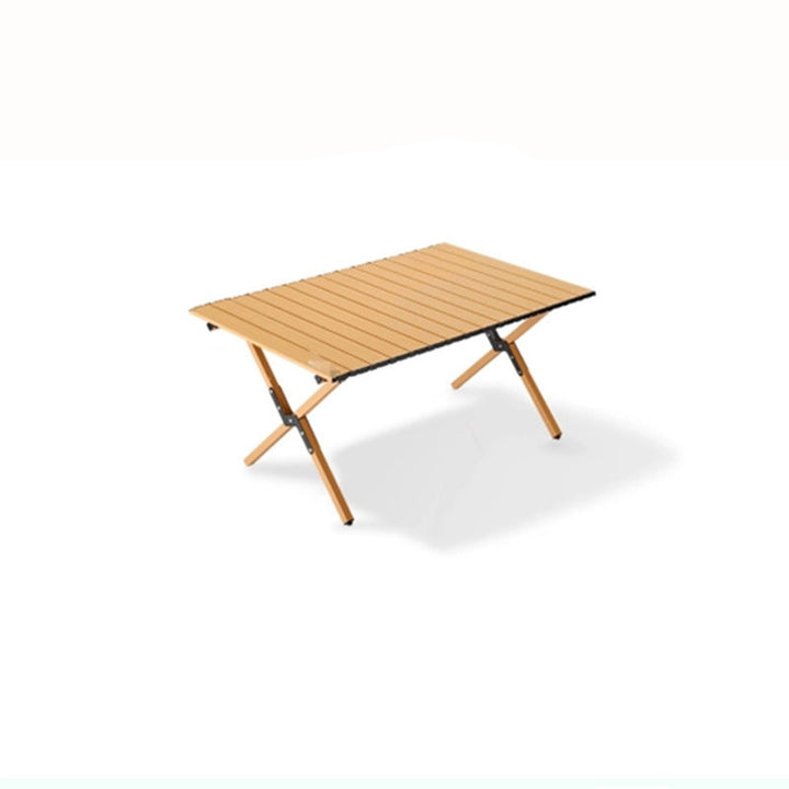 Moderne Minimalistisk Rektangel Karbonstål Utendørs Sammenleggbar Camping Kaffe Bord 1-Nivå For Hage | Luvikno