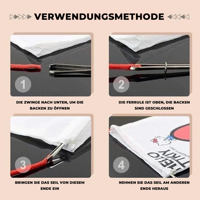 DIY Seil Veiledning Elastisk Nål Sying Verktøy | Luvikno