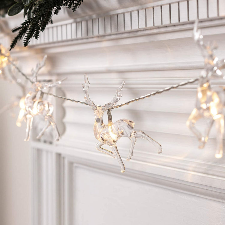 Glitrende Reinsdyr - 1,5M LED Julelys for Reinsdyr Luvikno