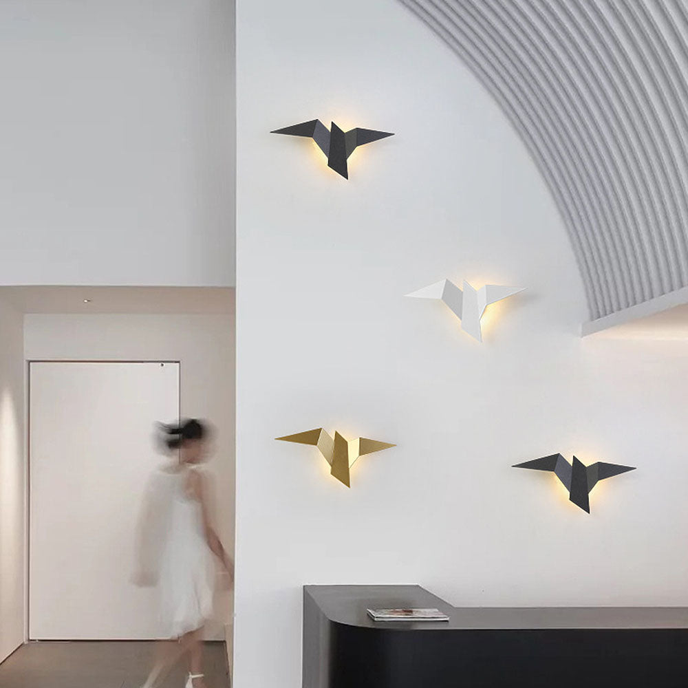 Luvikno | Fugleformet Design Vegglampe – Bring Naturlig Eleganse inn i Hjemmet