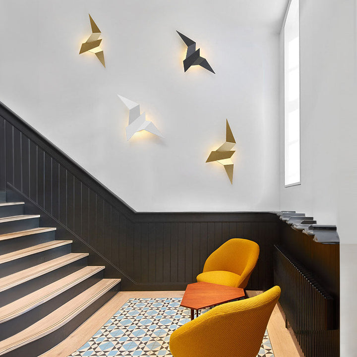 Luvikno | Fugleformet Design Vegglampe – Bring Naturlig Eleganse inn i Hjemmet