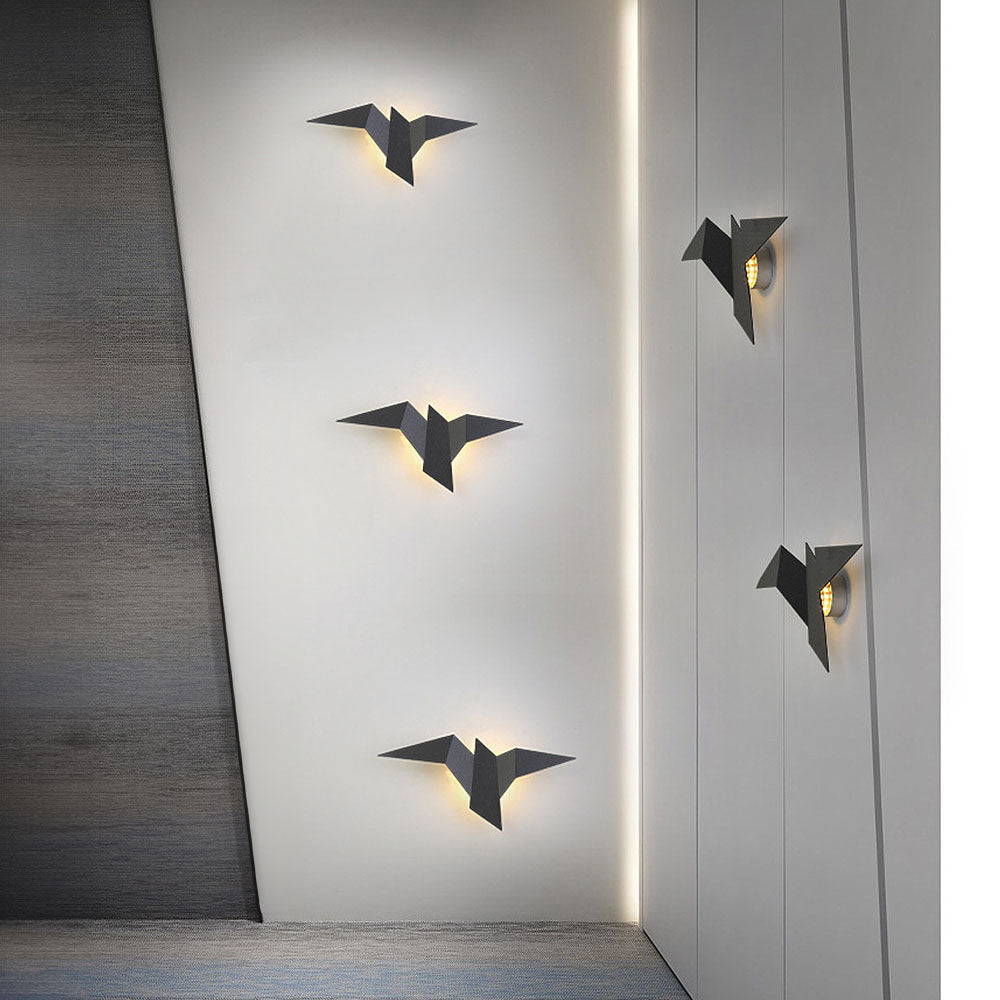 Luvikno | Fugleformet Design Vegglampe – Bring Naturlig Eleganse inn i Hjemmet