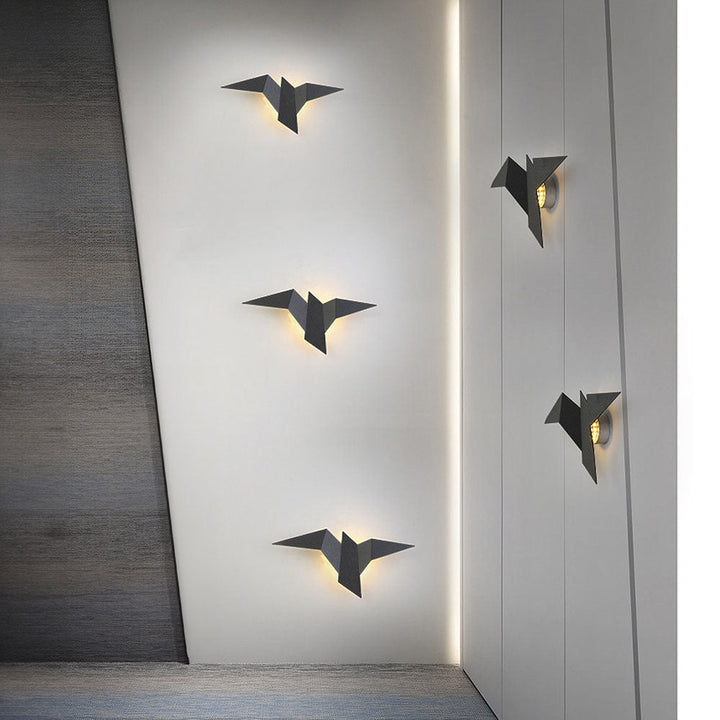 Luvikno | Fugleformet Design Vegglampe – Bring Naturlig Eleganse inn i Hjemmet