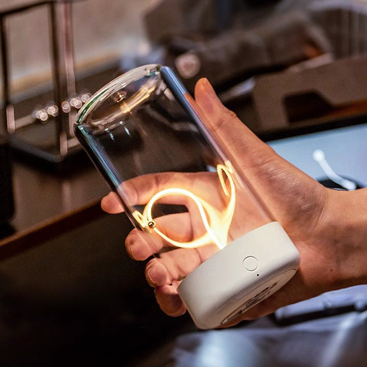 Luvikno | FlexiGlow Bordlampe - Modern Magnetisk Trådløs Bordlampe