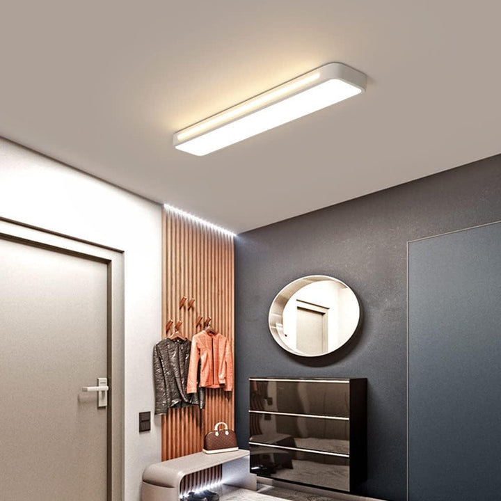 Nordisk Minimalistisk Lang LED Taklampe Luvikno