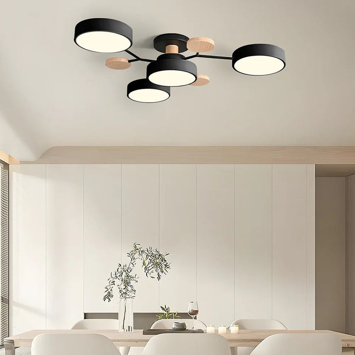 Taklampe Modern LED Flush Mount Chandelier Luvikno