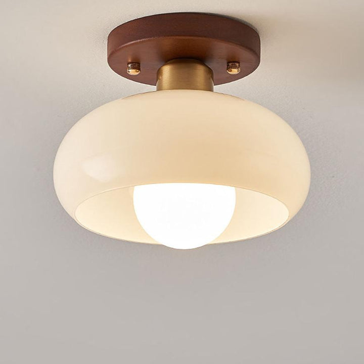 Luvikno | VintageGlow Taklampe - Autentisk Tre Retro Taklys