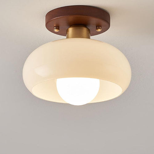Luvikno | VintageGlow Taklampe - Autentisk Tre Retro Taklys