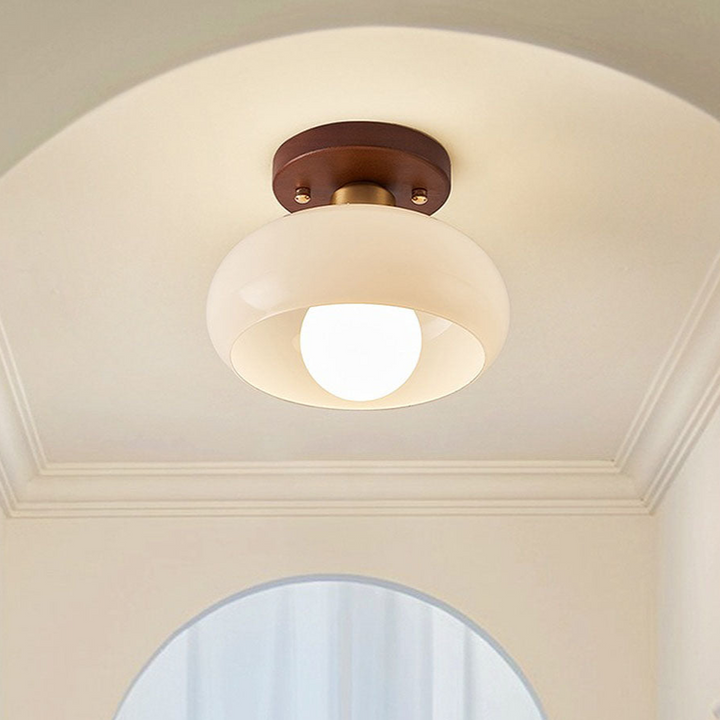 Luvikno | VintageGlow Taklampe - Autentisk Tre Retro Taklys