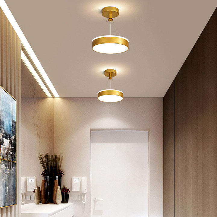 Slank Moderne Metall LED Pendel Taklamper Luvikno