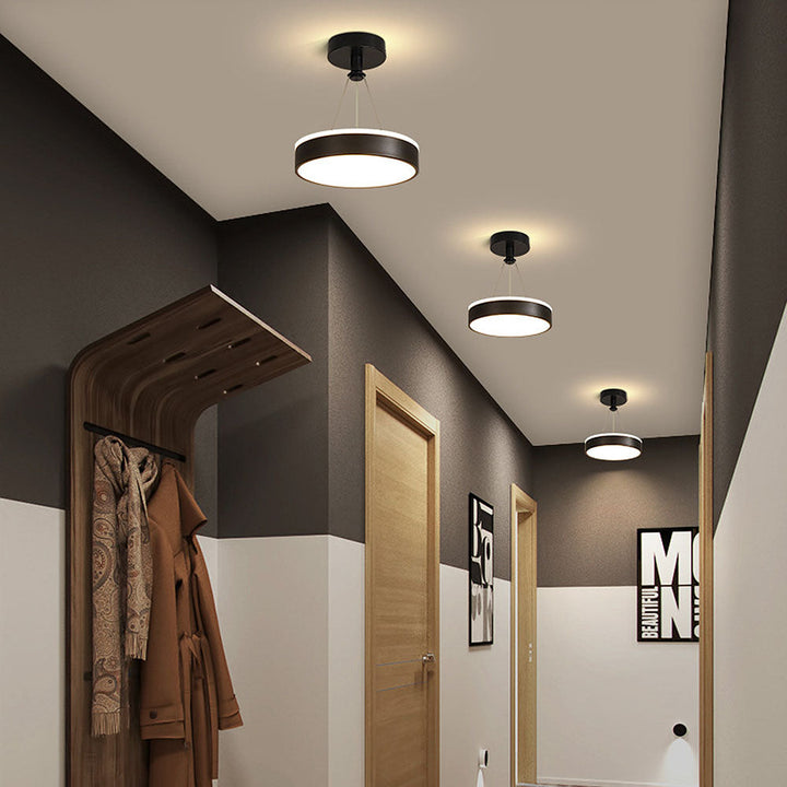 Slank Moderne Metall LED Pendel Taklamper Luvikno