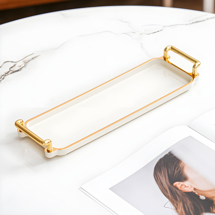 Elegant Luxury Storage Tray for Organizing Home Essentials | Luvikno
