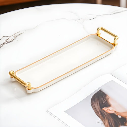 Elegant Luxury Storage Tray for Organizing Home Essentials | Luvikno