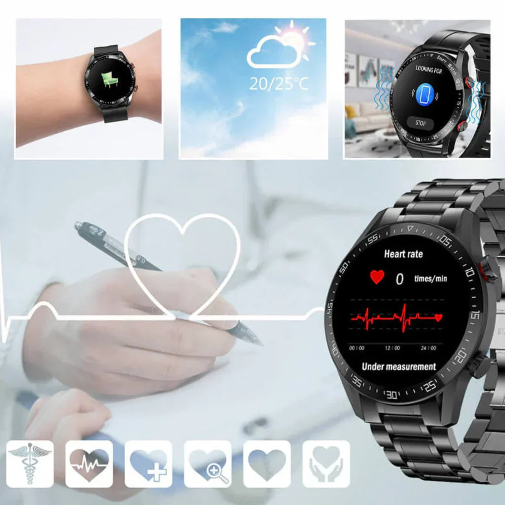 Luvikno | SwissMotion - Multifunksjonell Smartklokke Med Lang Batterilevetid
