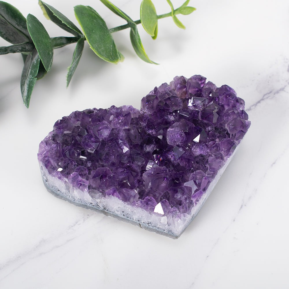 Luvikno | Amethyst Kluster Hjerte