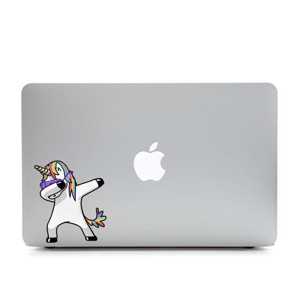 Dabbing Unicorn Vinyl Decal Sticker | Luvikno