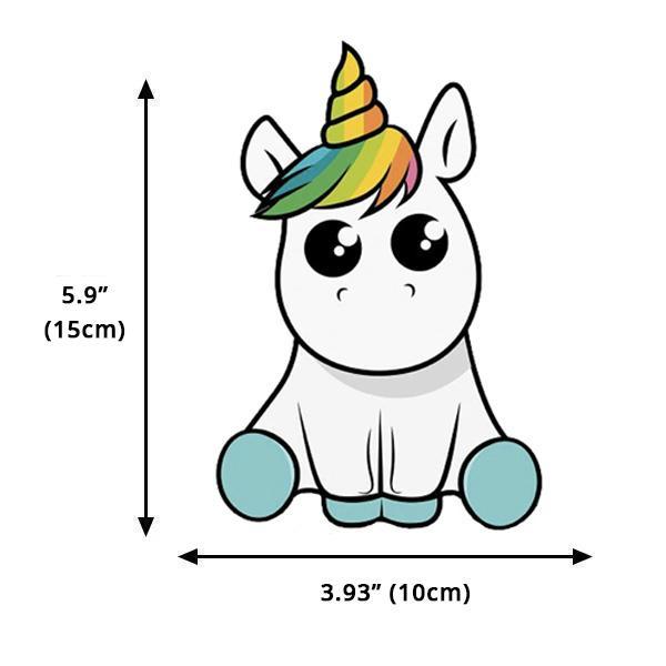 Dabbing Unicorn Vinyl Decal Sticker | Luvikno