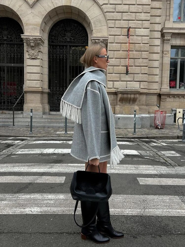 Luvik | Luxusjakki huivilla