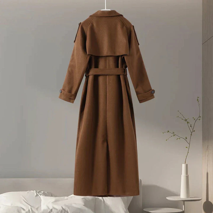 Luvik | Damejakke - Elegant og komfortabel jakke med belte og dobbelte knapper for kalde dager