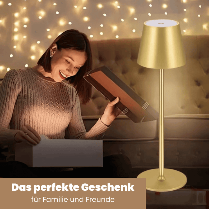Luvikno | LED Bordlampe – Trådløs, Berøringskontroll & Dimmbar Lys