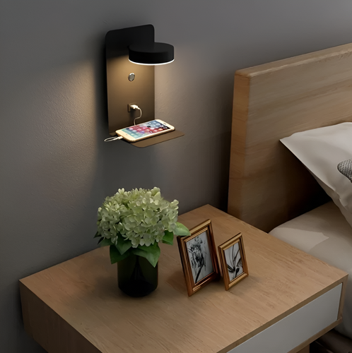 Luvikno | DazzleShelf Minimalist Oppladbar USB Nattlys