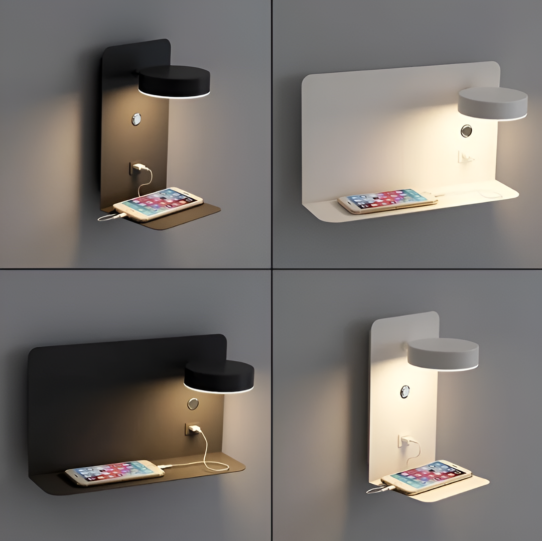 Luvikno | DazzleShelf Minimalist Oppladbar USB Nattlys