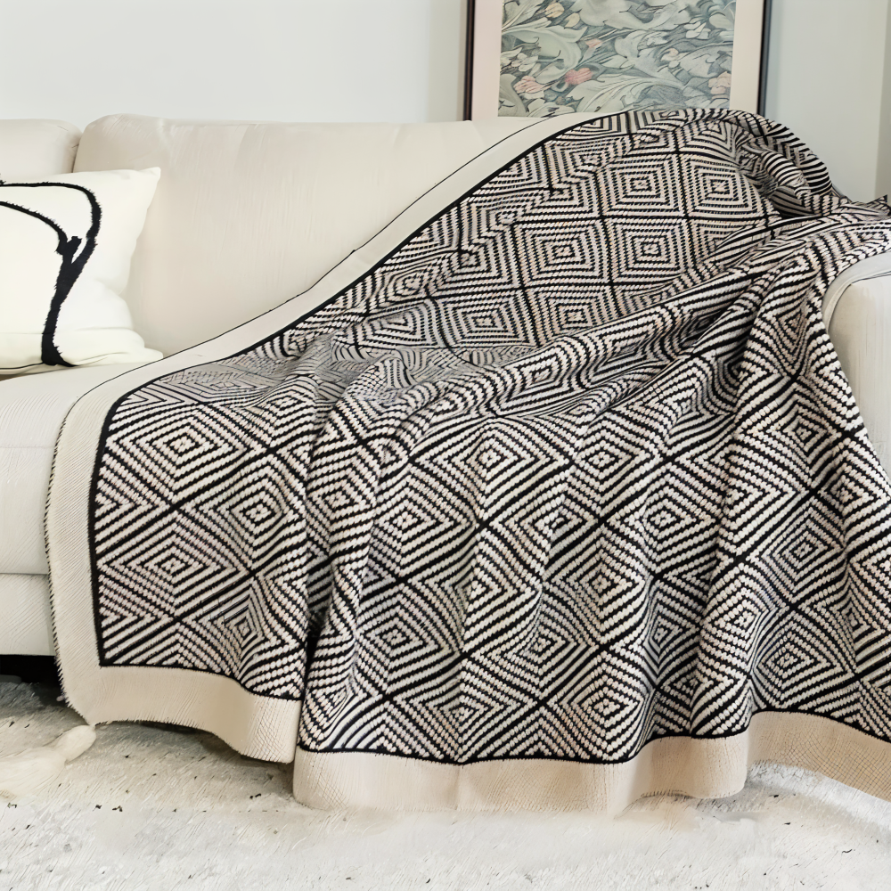 Luvikno | GeoComfort Fleece Tepper – Myk, lett polyester med moderne trykk