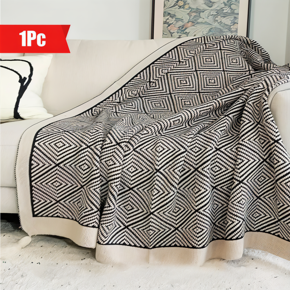 Luvikno | GeoComfort Fleece Tepper – Myk, lett polyester med moderne trykk