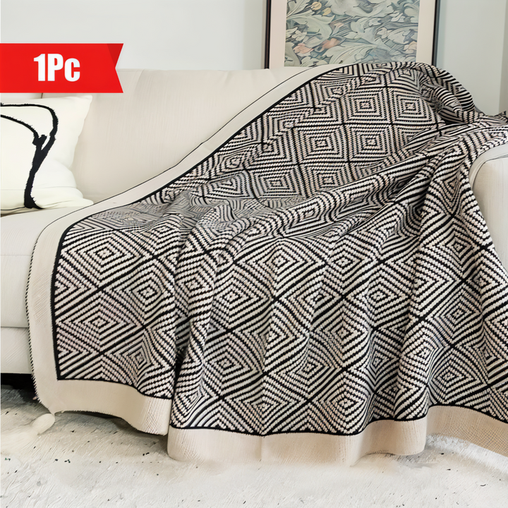 Luvikno | GeoComfort Fleece Tepper – Myk, lett polyester med moderne trykk
