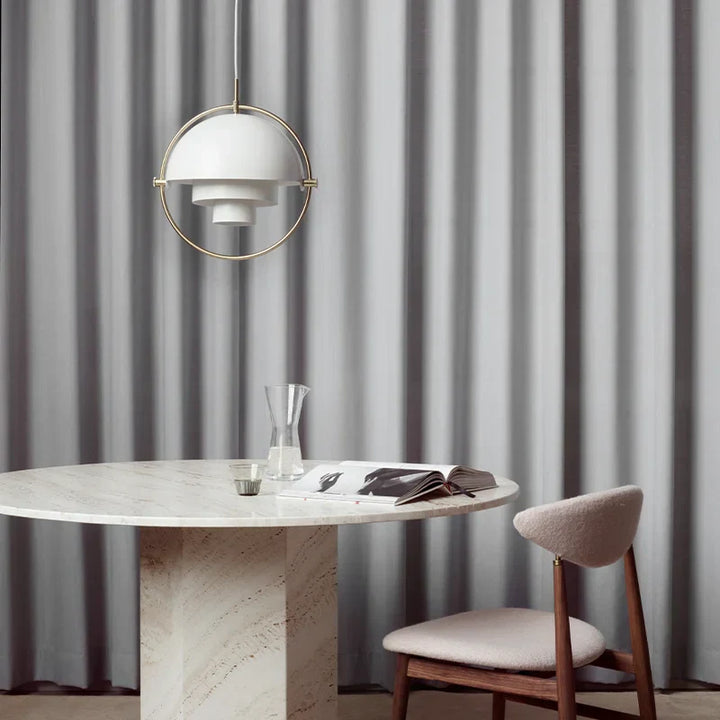 Moderne dansk jern pendellampe – minimalistisk industriell design for spisestue og stue | Luvikno