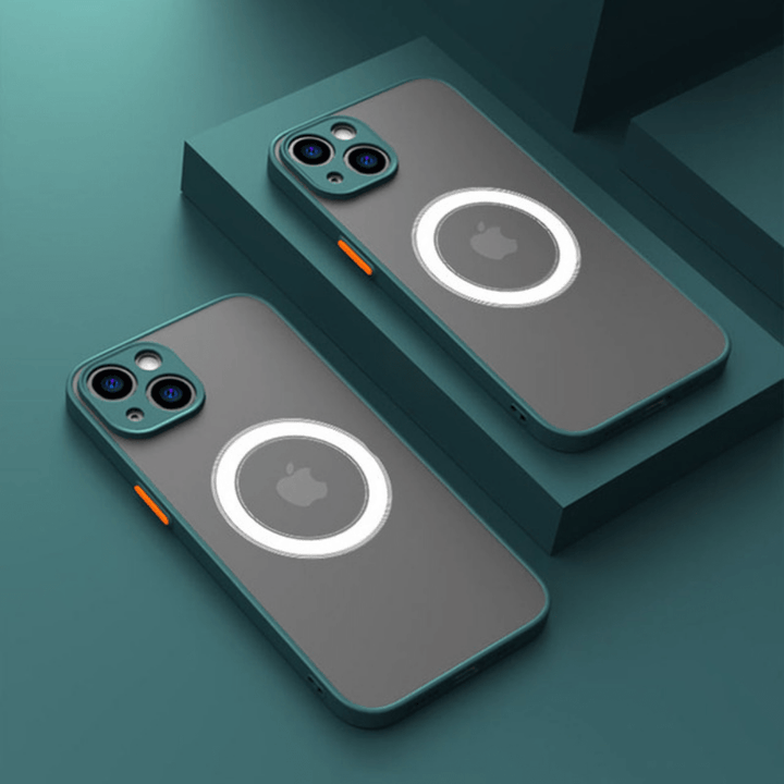 Luvikno | Corevault MagSafe Telefonveske | Tynn & Støtsikker | Magnetisk & Stilren | Optimalisert for trådløs lading