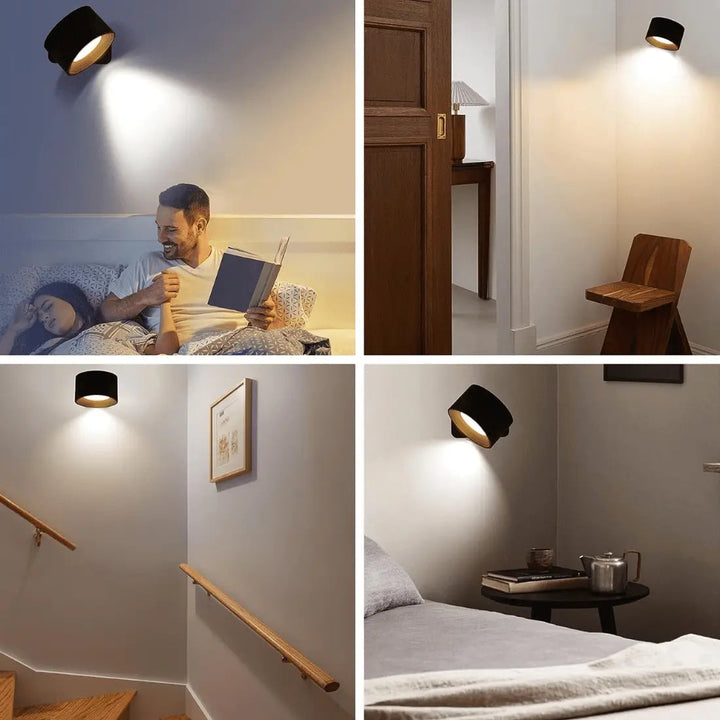 Luvikno | Vegglampe Oppladbar Trådløs 360°