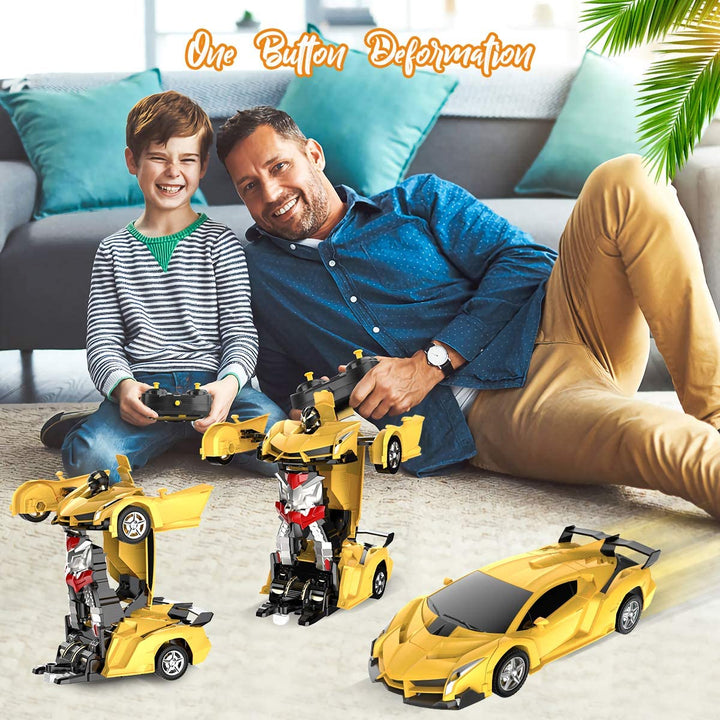 Transformerende Robot RC Biler for Barn Luvikno