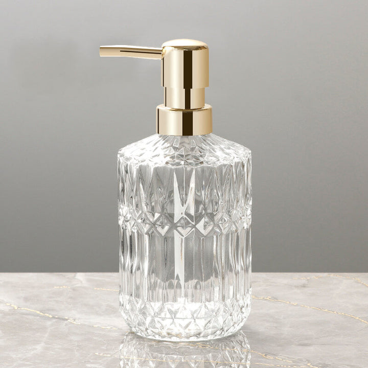 Luvikno | Diamantmønster Glass Såpeholder