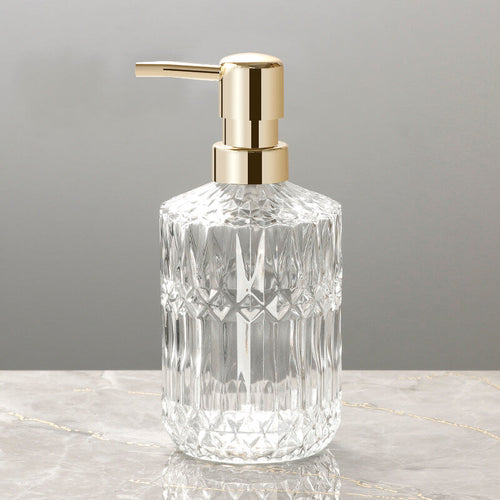 Luvikno | Diamantmønster Glass Såpeholder