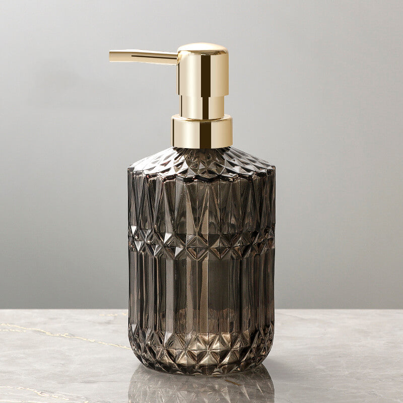 Luvikno | Diamantmønster Glass Såpeholder