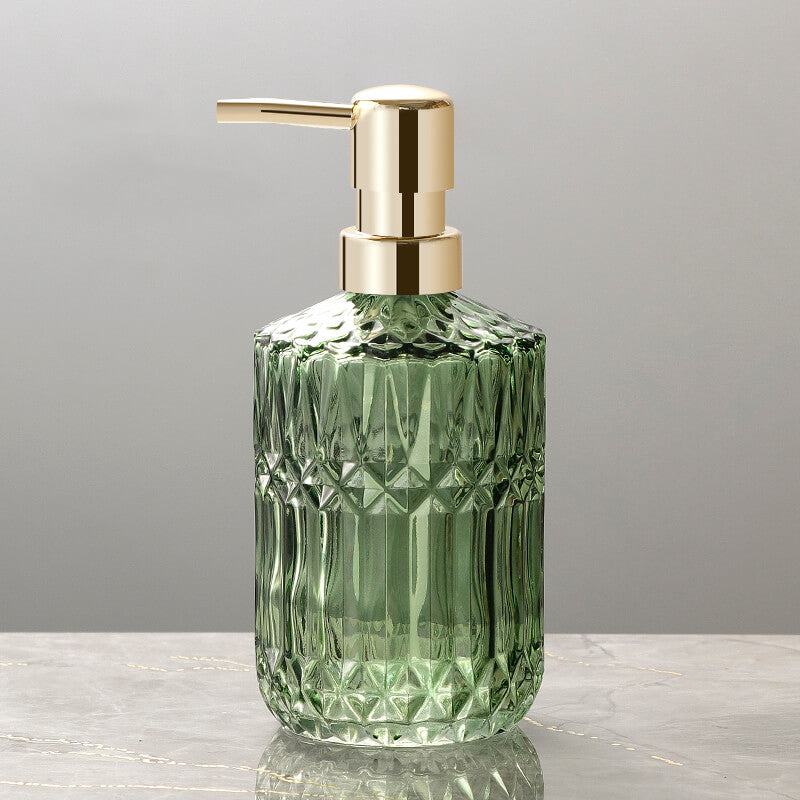 Luvikno | Diamantmønster Glass Såpeholder