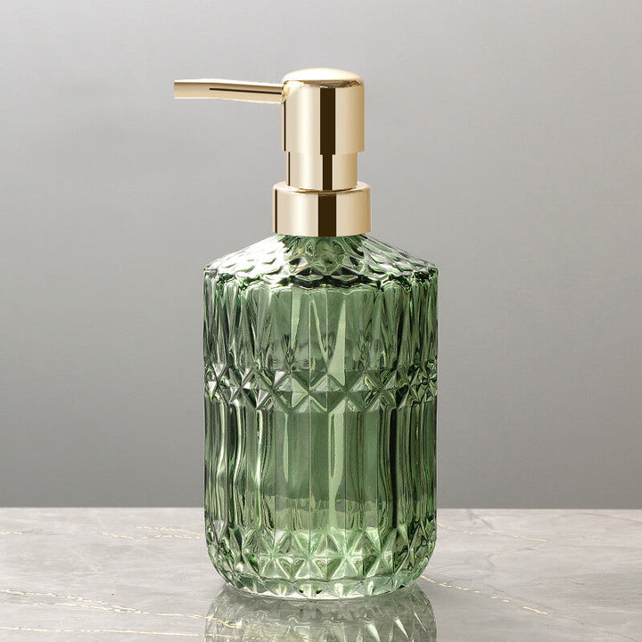 Luvikno | Diamantmønster Glass Såpeholder