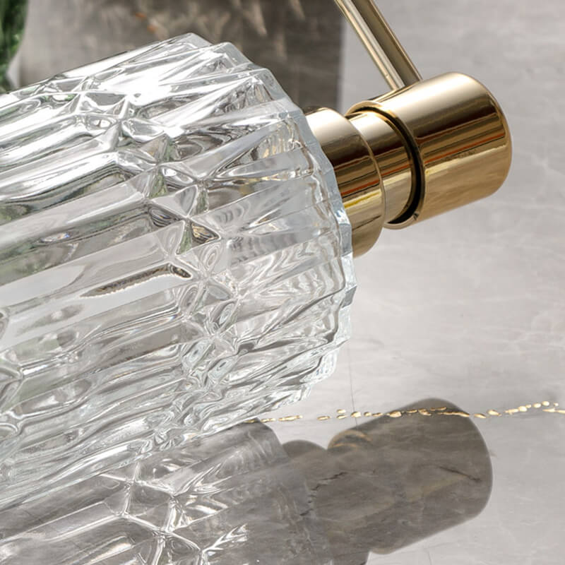 Luvikno | Diamantmønster Glass Såpeholder