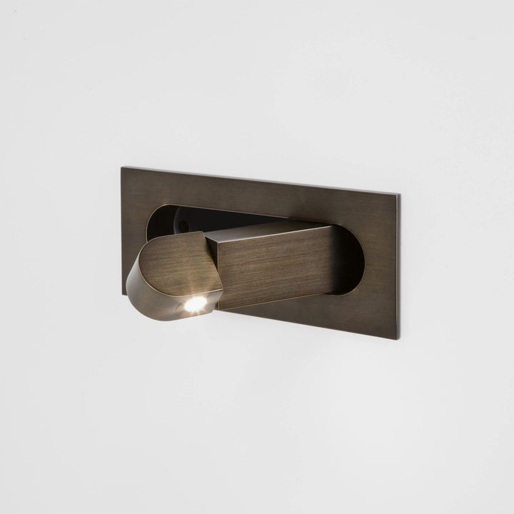Luvikno | LED Nattbordslampe LUMEVIA | 3 Lysfarger | Aluminiumlegering | Ø19 cm x H8 cm | Med Trykknapp