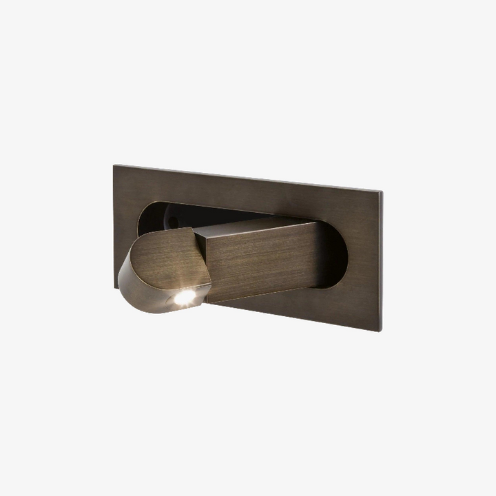Luvikno | LED Nattbordslampe LUMEVIA | 3 Lysfarger | Aluminiumlegering | Ø19 cm x H8 cm | Med Trykknapp