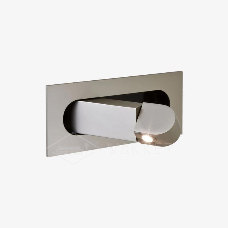 Luvikno | LED Nattbordslampe LUMEVIA | 3 Lysfarger | Aluminiumlegering | Ø19 cm x H8 cm | Med Trykknapp