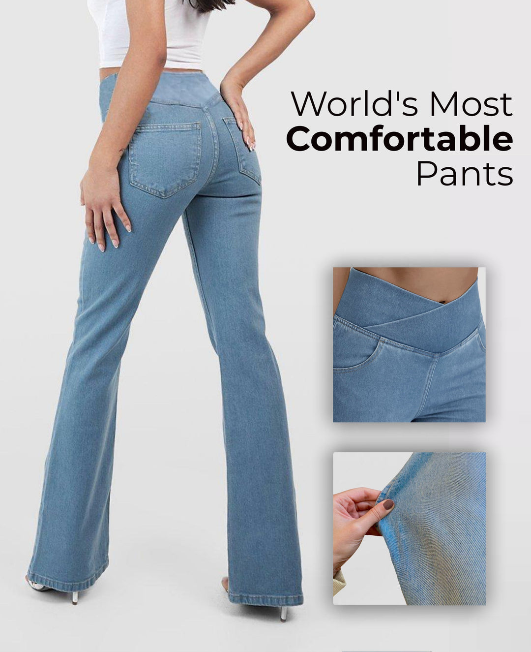 Luvik | Høytaljede stretchy jeans