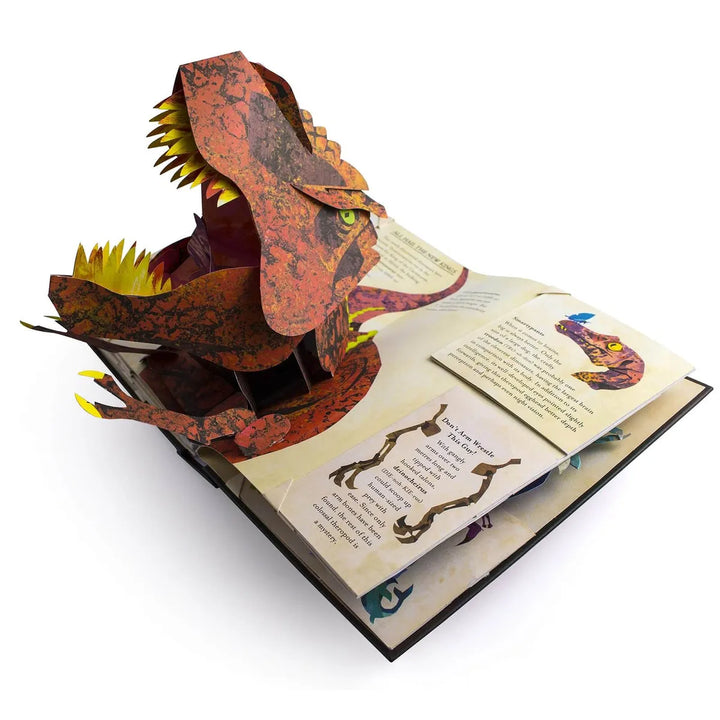 Luvikno | DinoWorld 3D Pop-Up Bok | Forhistoriske Dinosaurer & Havmonstre | Innbundet