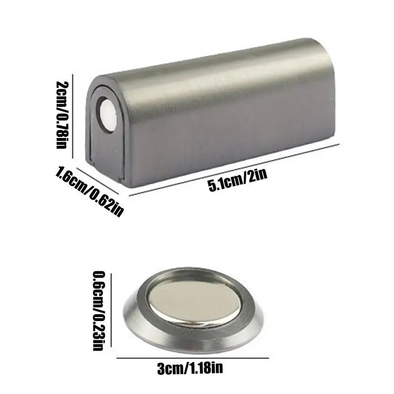 Magnetisk dørstopper laget av rustfritt stål Luvikno