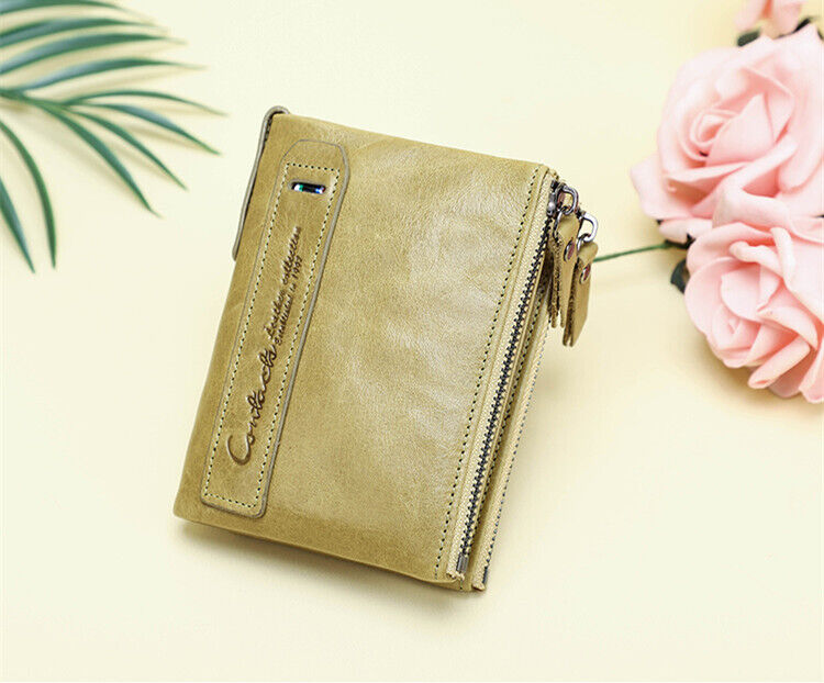 Stilig Dobbel Glidelås Lommebok Luvikno