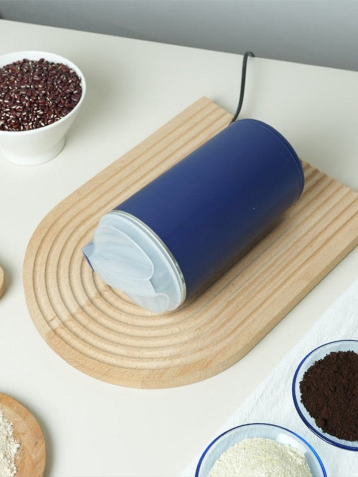 Bærbar elektrisk kaffekverner 600 ml – kaffebønnekverner med sikkerhetsmekanisme og kniver av rustfritt stål | Luvikno