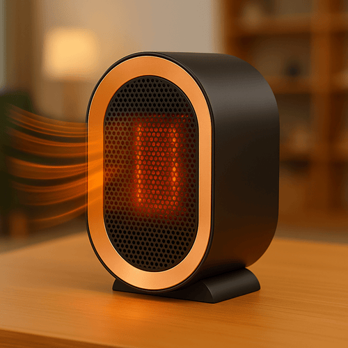 Luvikno | HeatMate bærbar keramisk varmeovn – energieffektiv romoppvarming med stille drift