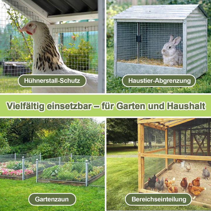 Trådgitter Galvanisert 5m/10m Burtråd Molemesh | Luvikno